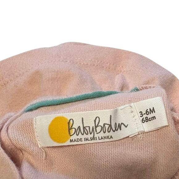 Baby Boden Unicorn appliqué ruffle hem long sleeve 3-6 months - Picture 4 of 4